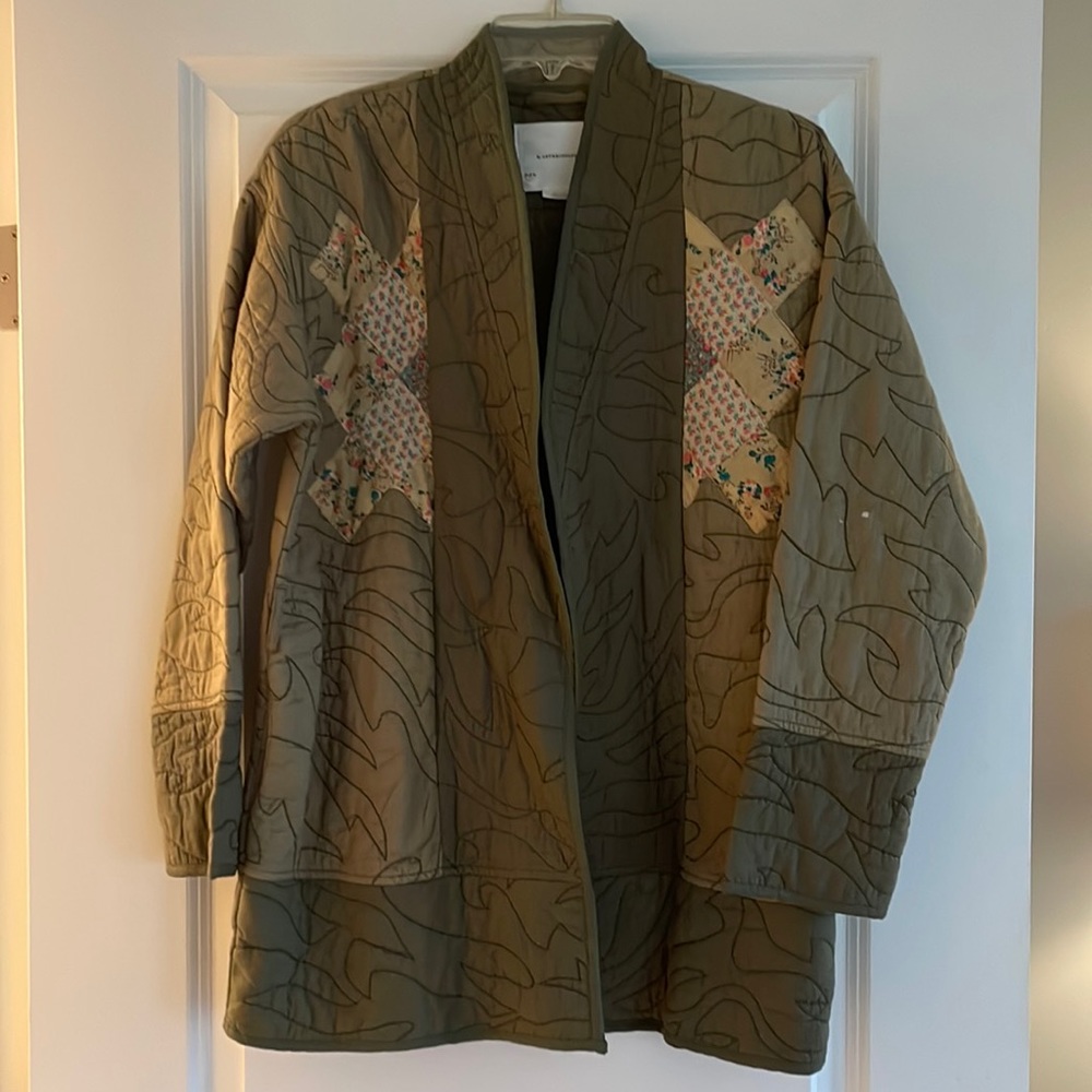 NWT Anthropologie quilted jacket size S